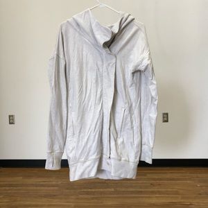 LuLuLemon Size 6 White Long Jacket